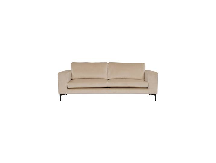 3-Sitzer Design Samtsofa „Bolero“ Beige VE DESIGN