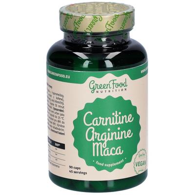 GreenFood Nutrition Carnitine Arginine Maca 90cps 90 St Kapseln