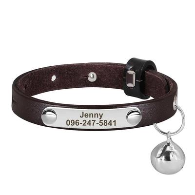 Signature Series Personalized Identity Collar 320 Brown (15 23cm)