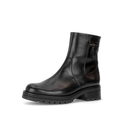 Stiefelette GABOR "Sportliche Stiefelette", Damen, Gr. 37,5, schwarz, Schuhe Stiefelette