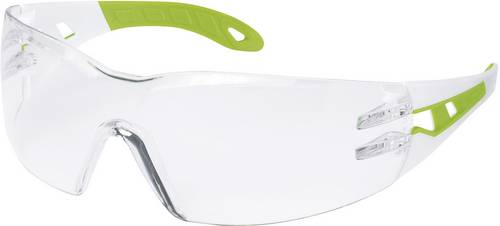 Uvex Pheos S Supravision Excellence Schutzbrille - Transparent/Grün-Weiß