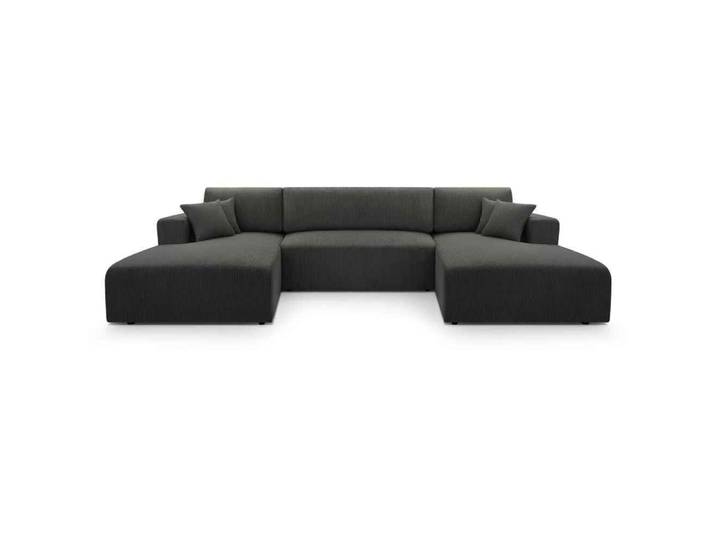 Ecksofa mit Schlaffunktion CORSO U, Farbe: Graphit (Poso34)
