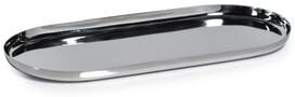 Zodax Perpignan Versatile Oblong Polished Steel Tray