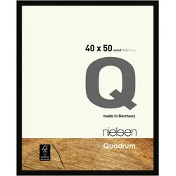 Nielsen Holz-Bilderrahmen Quadrum  Schwarz / 40 x 50