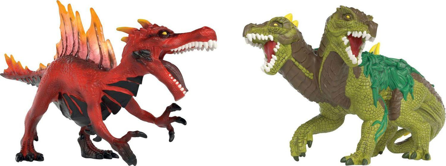 Schleich Eldrador Creatures Fire Saurian vs Jungle Lizard Figurine 70834