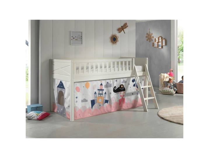 Spielbett Scott ca. 90x200 cm Weiß