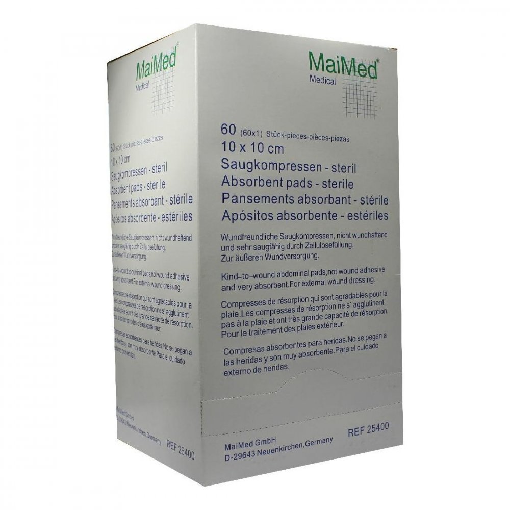 MaiMed GmbH Saugkompressen steril 10x10cm 02072848