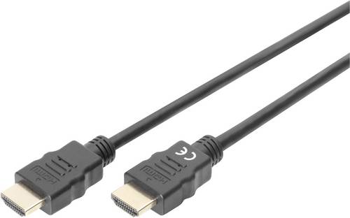 Digitus HDMI Anschlusskabel HDMI-A Stecker, HDMI-A Stecker 3.00m Schwarz DB-330123-030-S 4K UHD, Audio Return Channel HDMI-Kabel