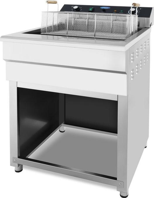 Maxima - Gastro Fritteuse - 45 l - 1 Korb - mitAblasshahn - 400 V