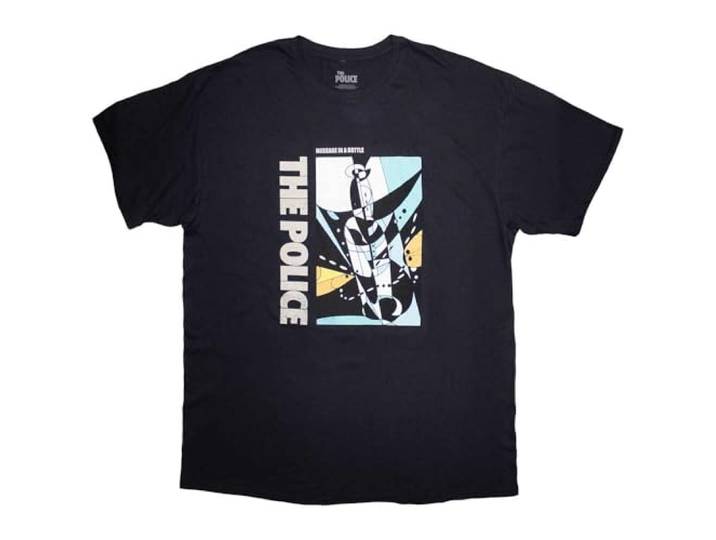 T-Shirt # S Blue Unisex # Message In A Bottle