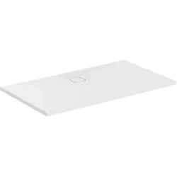 Ideal Standard Rechteck-Brausewanne Ultra Flat Evo, Seidenweiß, 1600x900x35 mm, bodengleicher Einbau, Antirutsch-Oberfläche Klasse C