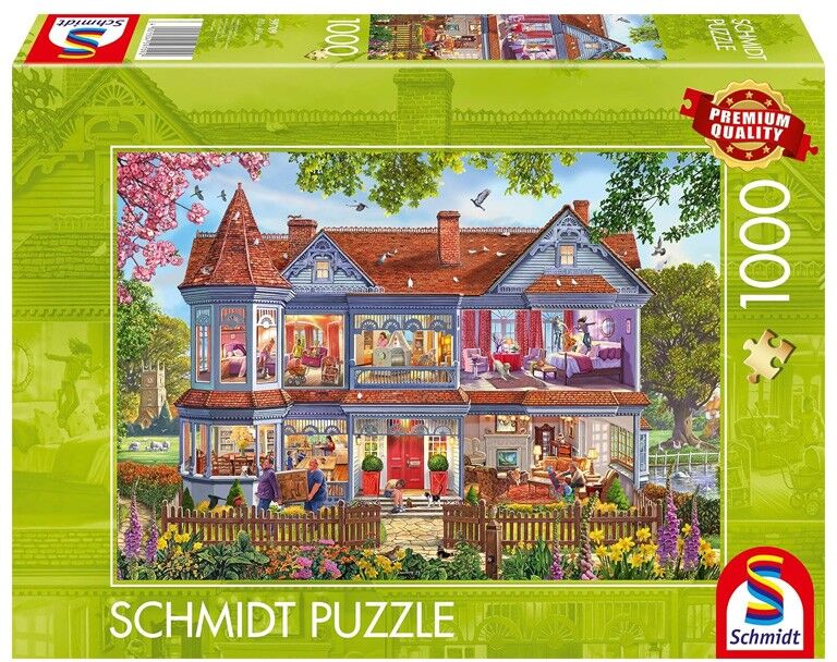 Puzzle 1000 pcs La maison au printemps - Puzzles Schmidt
