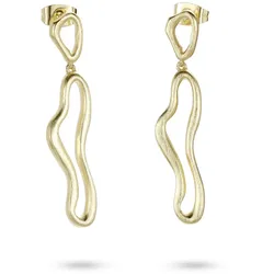 Paar Ohrstecker FIRETTI "Schmuck Geschenk Kupfer Ohrschmuck Ohrringe Classic", gold (gelbgoldfarben), Ohrringe, Damen, Kupfer