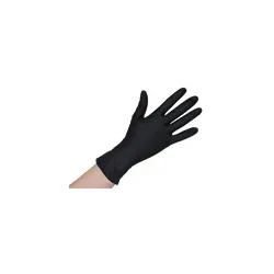Nitril Schwarz Einmalhandschuhe puderfrei | EFFICIENT+ | 200 Stück M
