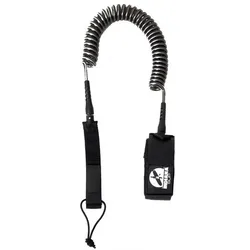 Indiana Coil LEASH SUP - Waden-Klett Sicherheitsleine schwarz -