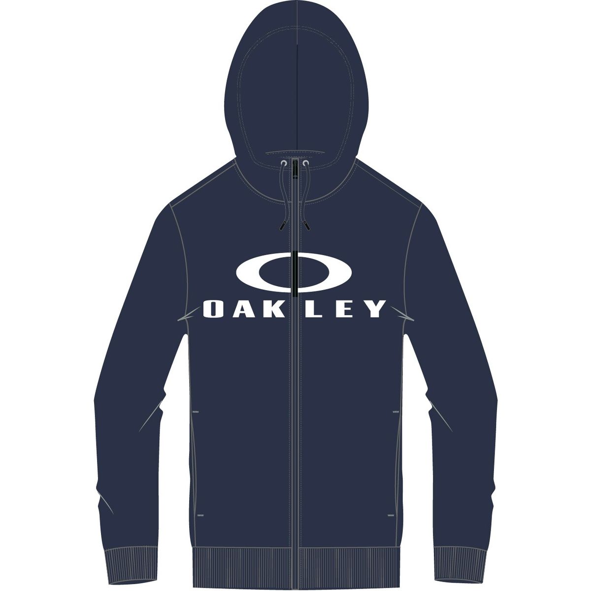 Oakley Bark Full Zip Hoodie 2.0 abyss (6GA) XL FOA402598-6GA-XL