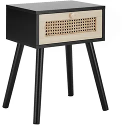 Beistelltisch Denis Hellbraun/ Schwarz MDF