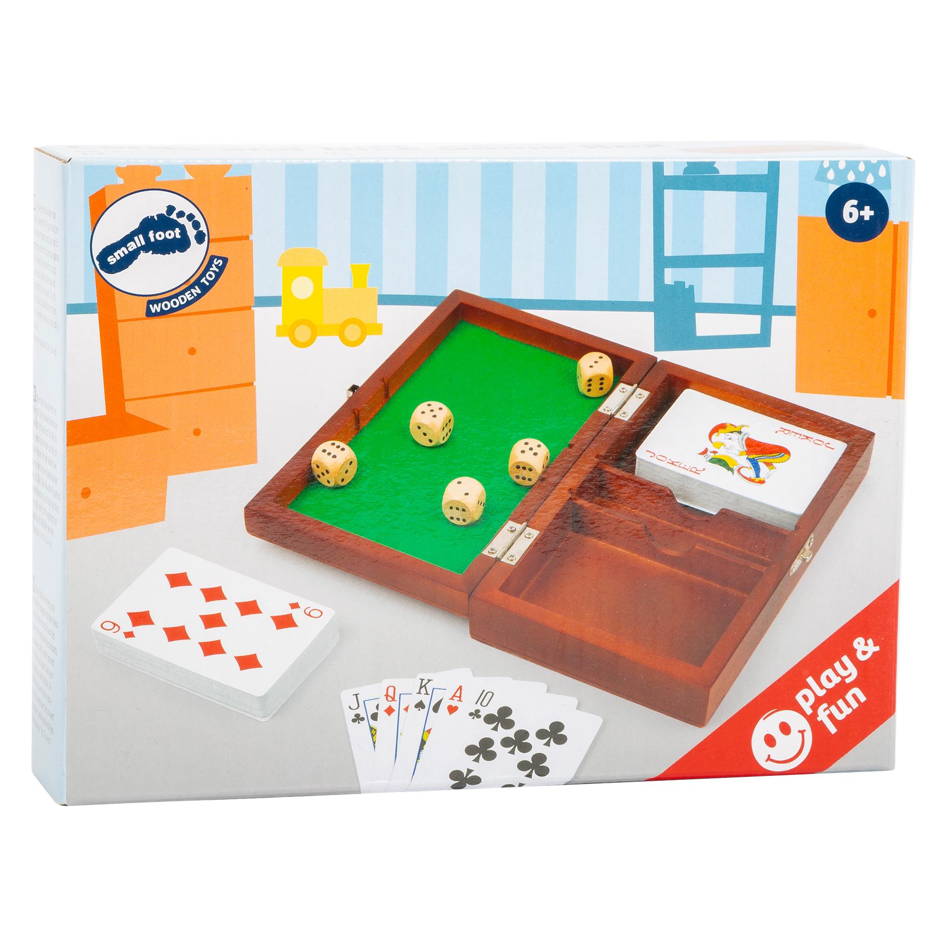 small foot Spielbox Karten und Würfel (Deutsch, 2 - 4 Spieler) (11363)