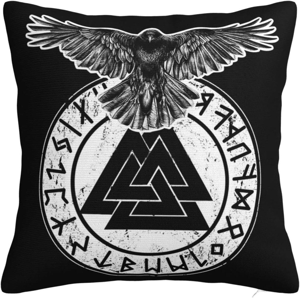Sierkussenhoes Vierkant met Abstract Patroon - Dubbelzijdig Bedrukt - 45 x 45 cm