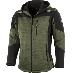 Kapuzenjacke "ALDRIN" oliv/schwarz - S - grün