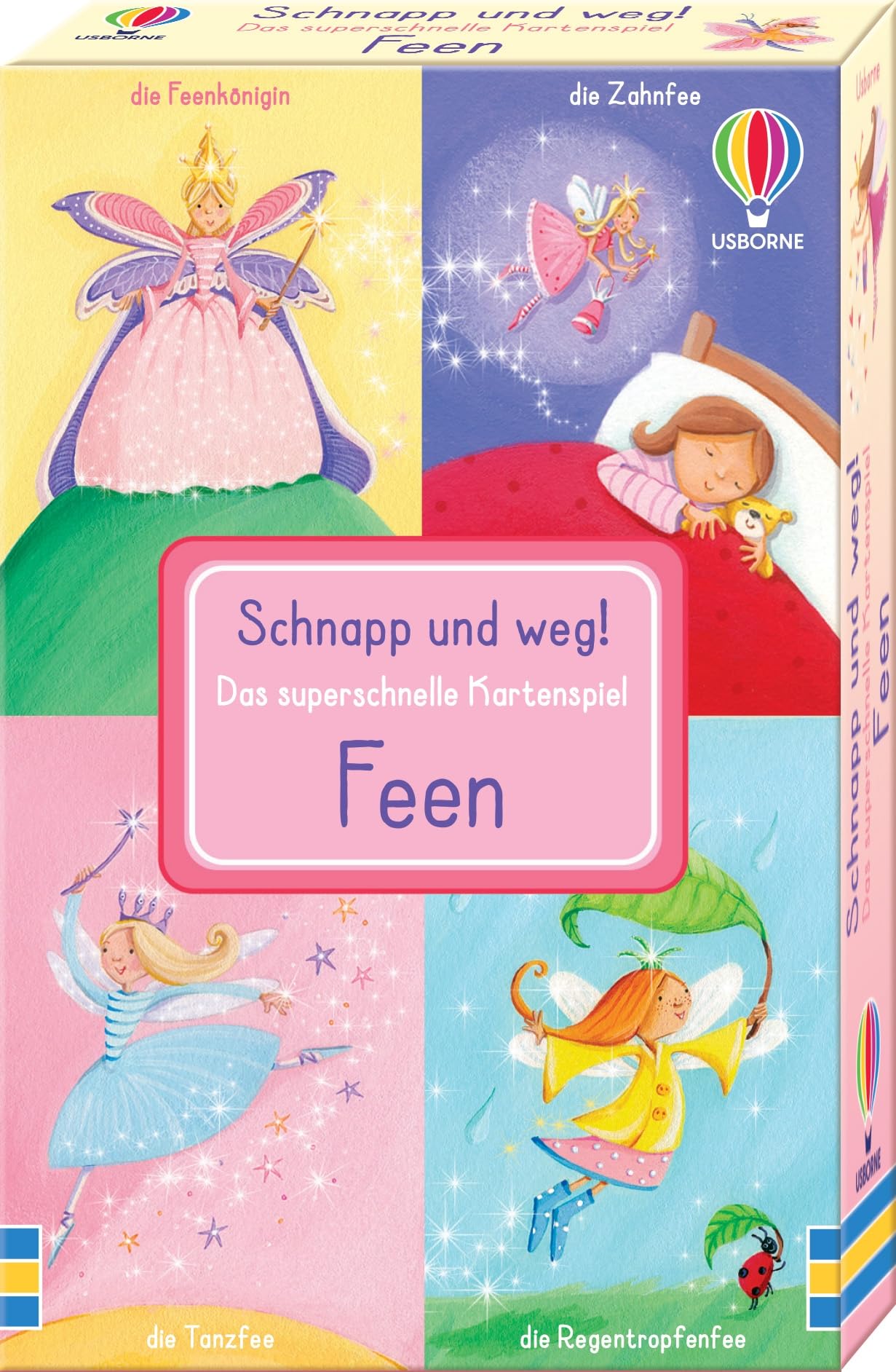 Fiona Watt - Schnapp und weg! Das superschnelle Kartenspiel: Feen: Kartenspiel-Set mit zauberhaften Feen – trainiert das Reaktionsvermögen – ab 3 Jahren (Schnapp-und-weg-Reihe) - Preis vom 09.10.2026 07:28:09 h