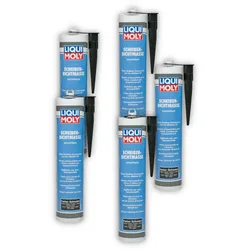 5x Dichtmasse LIQUI MOLY 6196 Scheibe Abdichtung abtupfbar 310 ml Kartusche