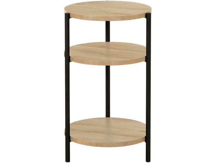Couchtisch OMG DESIGN CUBIK-9 , fresh oak, schwarz, fresh oak, B:40cm H:45cm T:40cm, Tische, Couchtisch