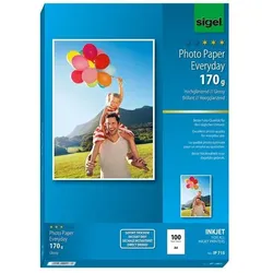 Sigel Fotopapier »Everyday« DIN A4 170 g/m2 100 Blatt weiß