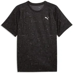 PUMA PWRtrain Allover Print Trainingsshirt Herren 01 - PUMA black M