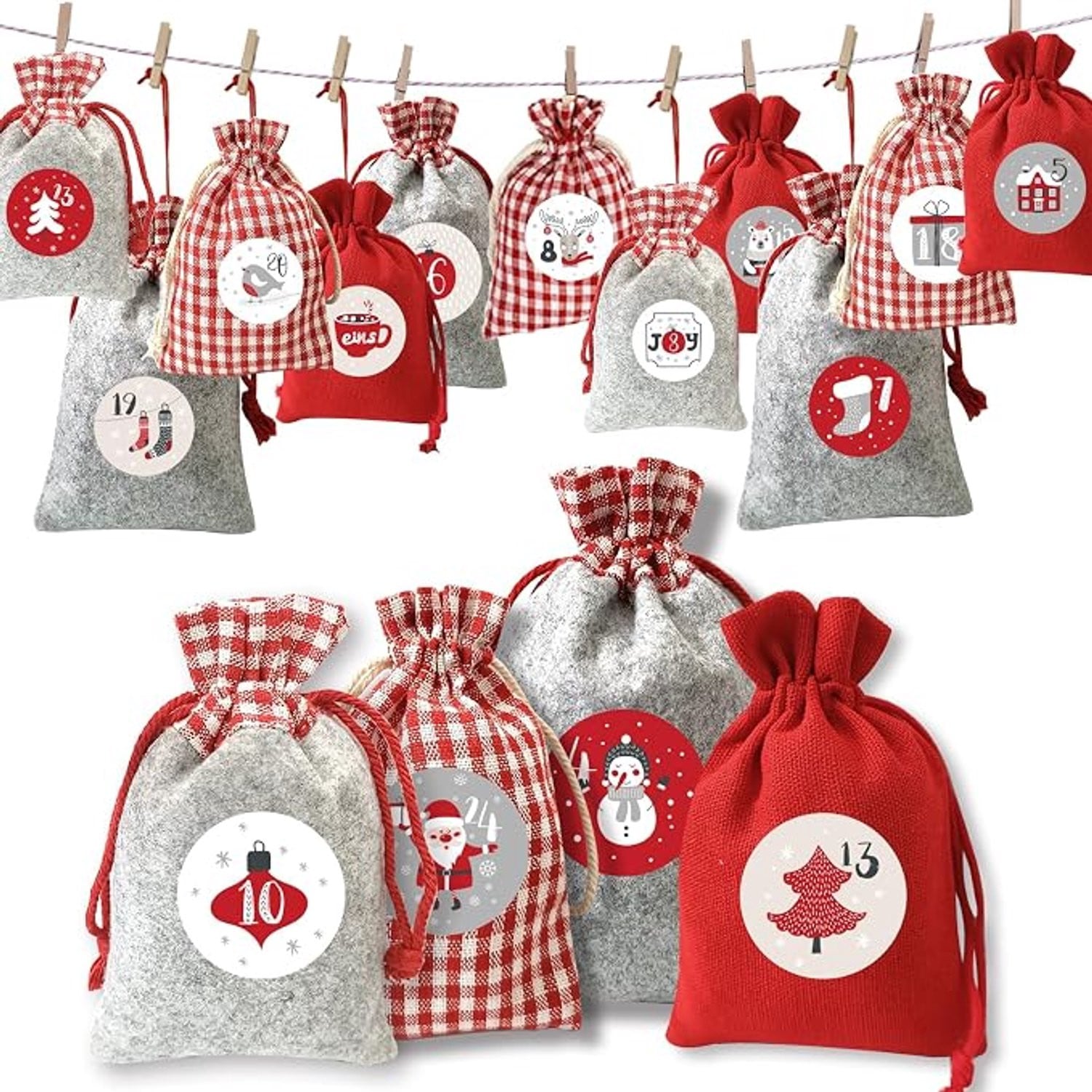DIY Adventskalender 2027 om zelf te vullen – Creatieve kerstkalender voor kinderen en volwassenen