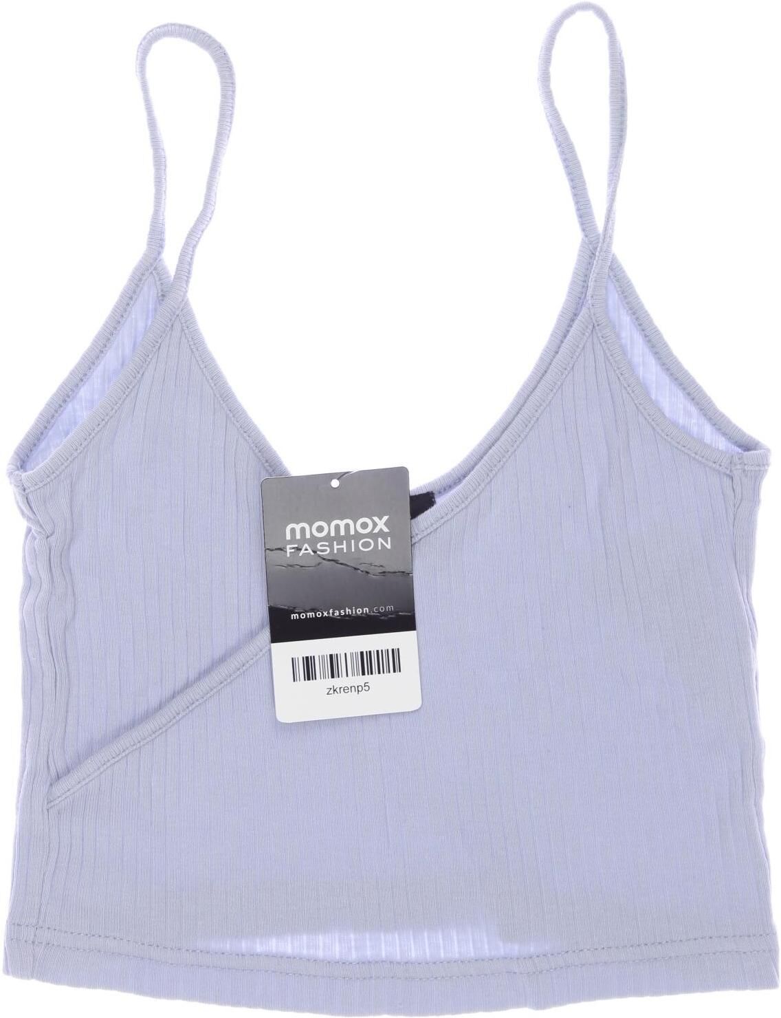 Topshop Damen Top, Hellblau, Gr. EU 32, Baumwolle - Second Hand
