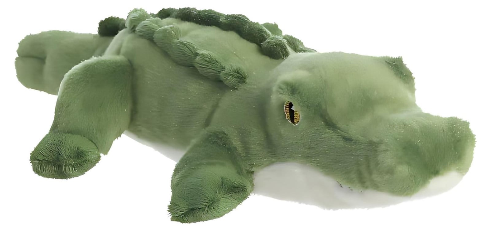 Eco Nation Aurora Alligator knuffel - Groen - 35,6 cm