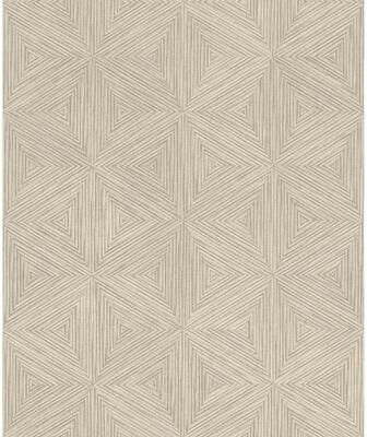 A-Street Prints Anara Grey Geo Faux Grasscloth Wallpaper