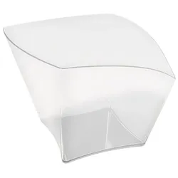 MONOUSO - Mehrweg Fingerfood-Becher aus PS "Curve" PS transparent 90ml (500 Stück)