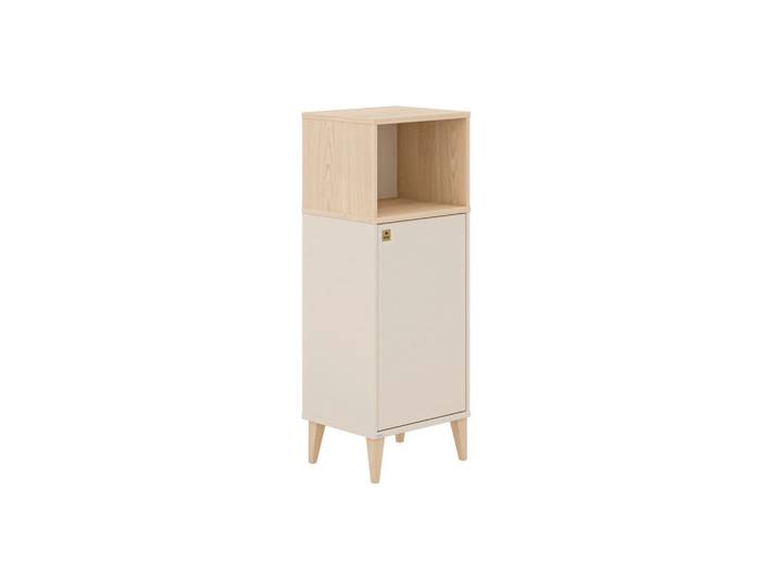 Highboard, Beige & Braun, 48,4x129,6x40,1 cm, Holzwerkstoff, Blauer Engel, Paidi