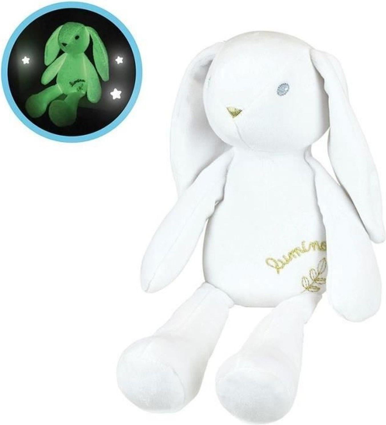 Jemini Luminous knuffel konijn +/- 30 cm