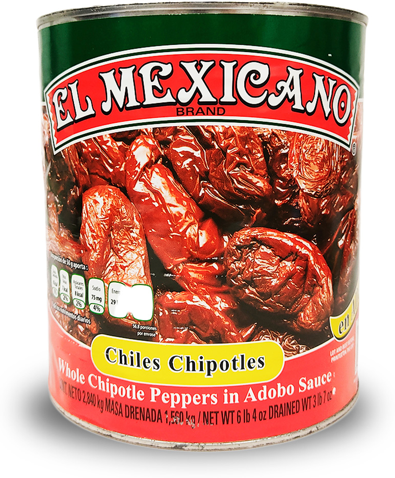 El Mexicano Chipotle in Adobo 2.8kg