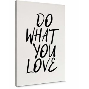 AS-Creation Wandbild What you love, Leinwand, Hochformat, 50 x 70 cm
