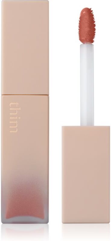 thim Satin Lip Glaze long-lasting lip gloss with moisturising effect shade 02 Haze Coral 6 g