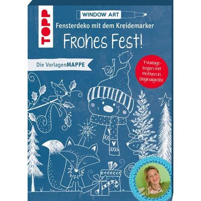 Vorlagenmappe Fensterdeko mit dem Kreidemarker - Frohes Fest!, Taschenbuch von Pia Pedevilla, Frechverlag GmbH, 978-3-7724-4605-4