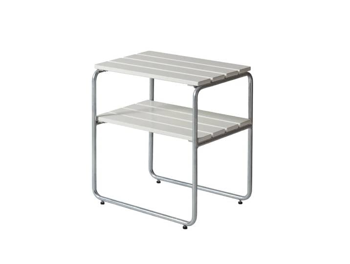 Grythyttan Stålmöbler Grythyttan Sideboard Eiche weiß lackiert, Gestell warmverzinkt