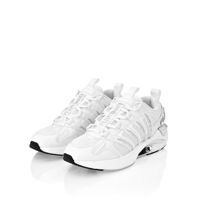 Sneaker PLEIN SPORT "GLADIATOR // GEN.X.04", Herren, Gr. 41, weiß, Polyester, Polyurethane, Schuhe Sneaker