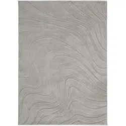 Kunstfell New Wave 3 in Grau