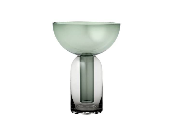 AYTM - Torus Vase, schwarz / forest