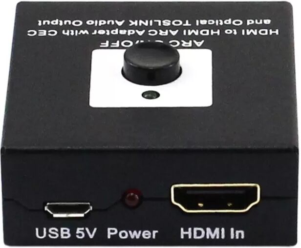 INF Adaptateur Extracteur Audio HDMI 4K vers HDMI ARC avec Support CEC