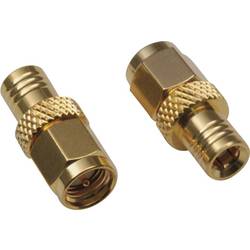 TRU COMPONENTS 1579580 SMB-Adapter SMB-Stecker - SMA-Stecker 1 St.