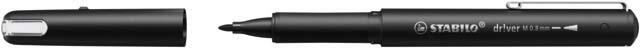 STABILO dr!ver Fineliner Schwarz 1089/46