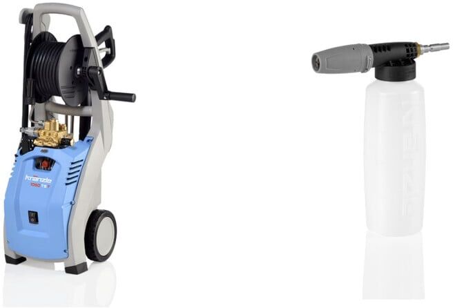 Set Kränzle Hochdruckreiniger K 1050 TST + Schauminjektor mit Behälter 1l (D10)