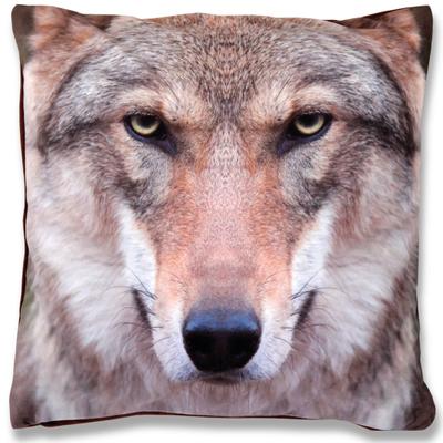 Bestlivings Kissenhülle Fotodruck 40x40 Wolf ohne Füllung