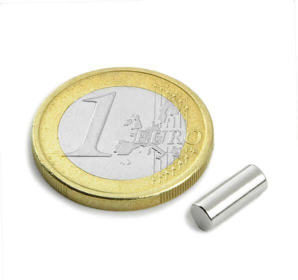 Neodym Stangmagnet 4x10 Mm – Styrke 700 Gram, Lang Stærk Magnet   Brisingi